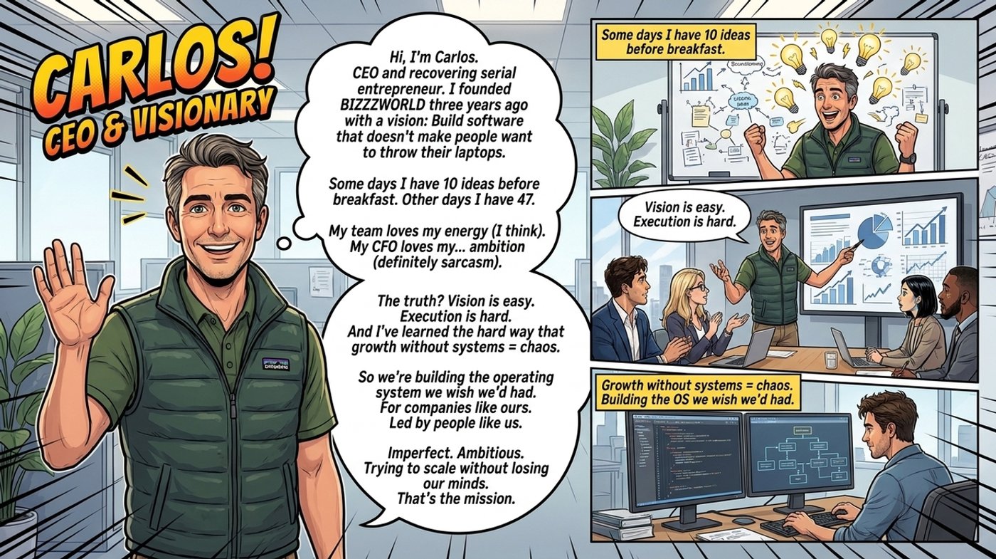 Carlos's introduction comic