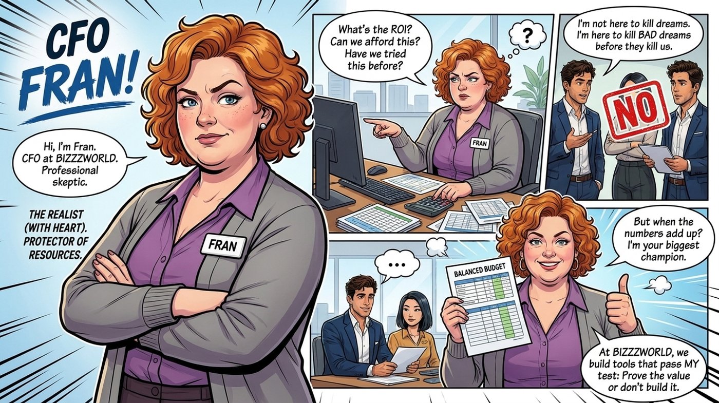Fran's introduction comic